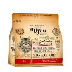 MyCat Low Grain Kuzu Etli All Breed-Tüm Irklar İçin Kedi Maması 2Kg