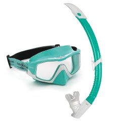 Aqua Lung Sport Combo Versa Turkuaz/Beyaz Maske Şnorkel Set