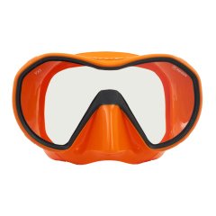Apeks VX1 Turuncu Silikon/Gri Çerçeve Pure Lens Dalış Maskesi