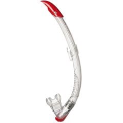 Aqua Lung Zephyr Şeffaf/Kırmızı Şnorkel