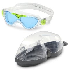 Aqua Sphere Vista Junior Mavi Cam - Şeffaf/Lıme Yüzücü Gözlüğü