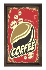 Kahve Coffee Vintege Afişi Tablosu