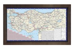 Türkiye Kara Yolu Haritası Tablosu