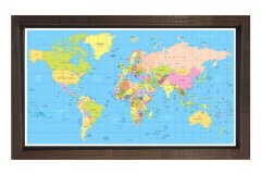 Dünya Haritası Tablosu