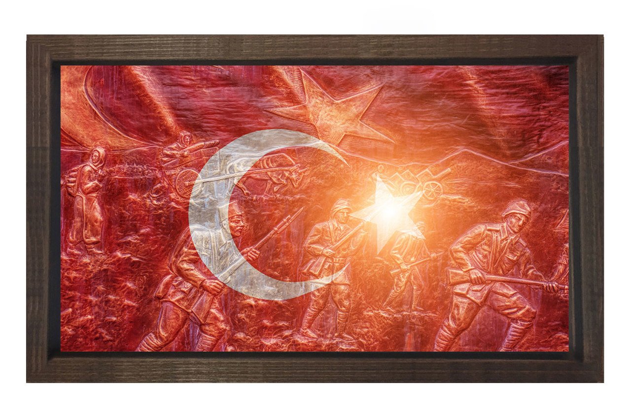 Çanakkale Savaşı Türk Bayrağı Tablosu