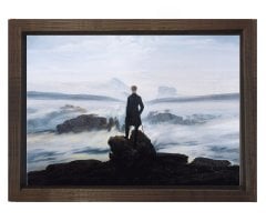 Caspar David Friedrich - Bulutların Üzerinde Yolculuk Tablosu