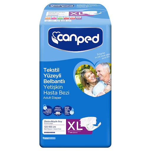 Canped Belbantlı Yetişkin Hasta Bezi Xlarge 7adet