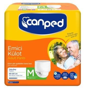 Canped Hasta Bezi Emici Külot Medium 10adet