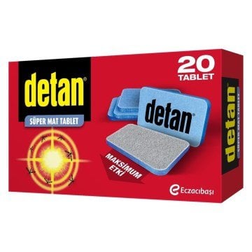 Detan Süper Mat Tablet 20li