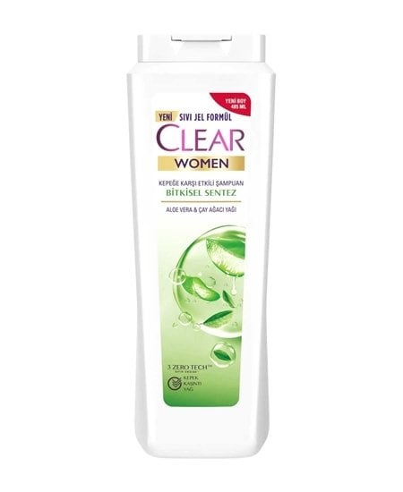 Clear Şampuan Women Kepeğe Karşı Etkili Bitkisel Sentez 485ml