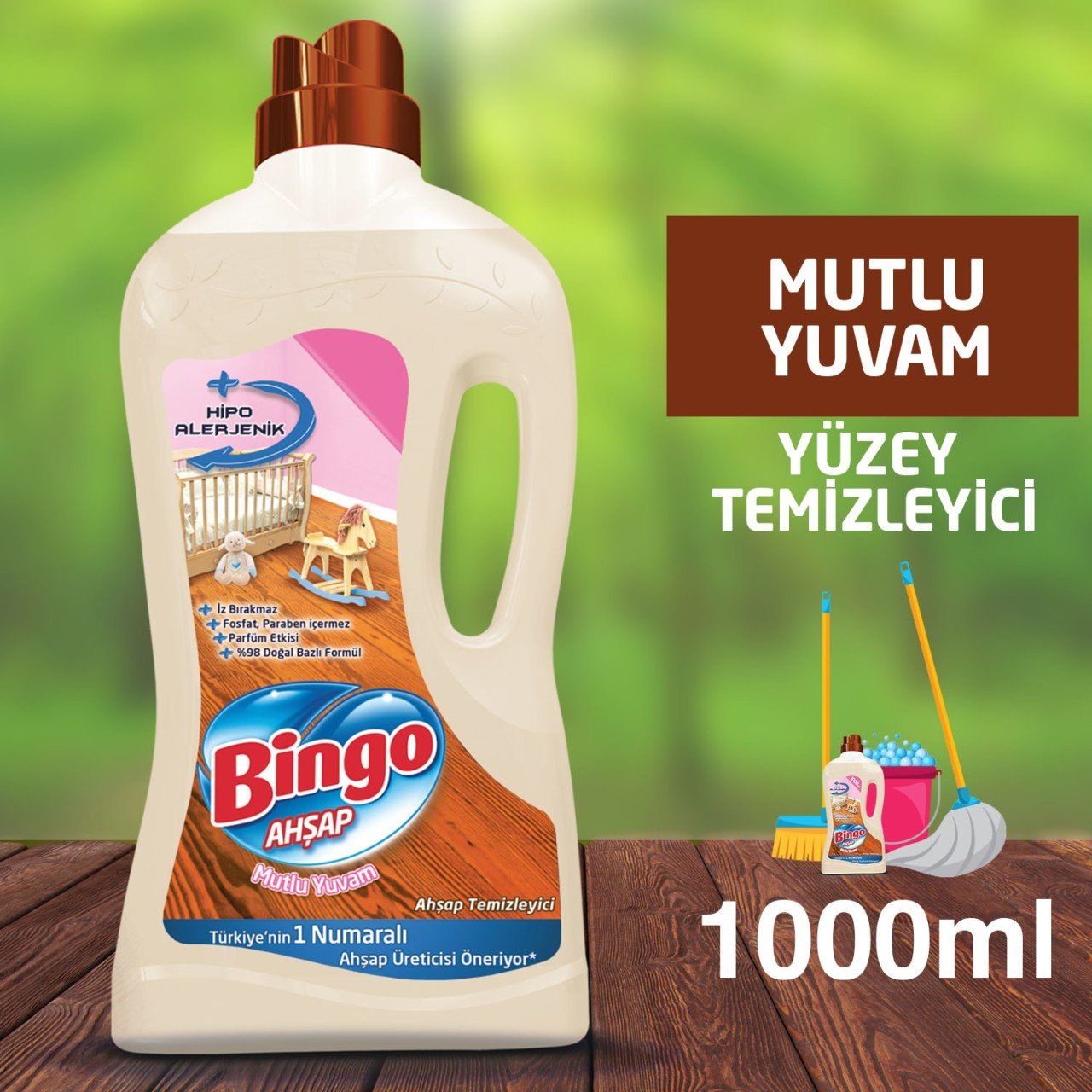 Bingo Ahşap Temizleyici 1000ml