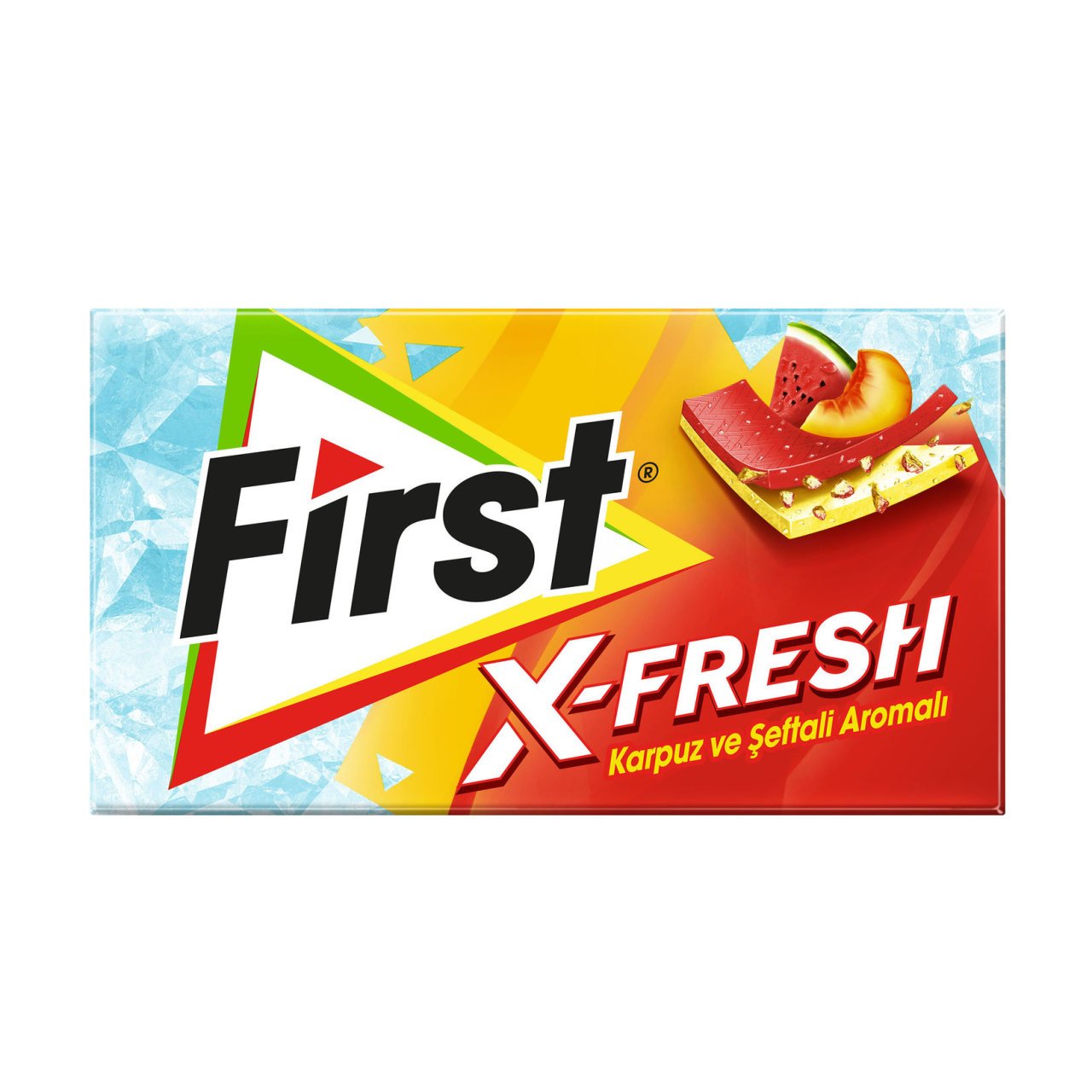 First X-Fresh Karpuz ve Şeftali Aromalı Sakız 27gr