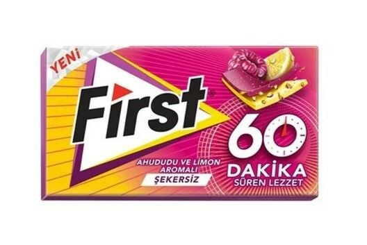 First  Ahududu Ve Limon 60 Dakika Lezzet Sakız 27gr