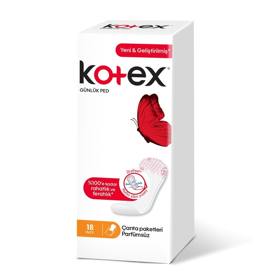 Kotex Günlük Ped 18 İnce