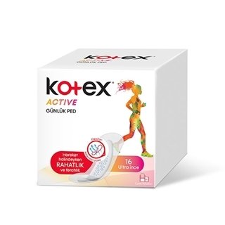 Kotex Active Günlük Ped 16 Ultra İnce