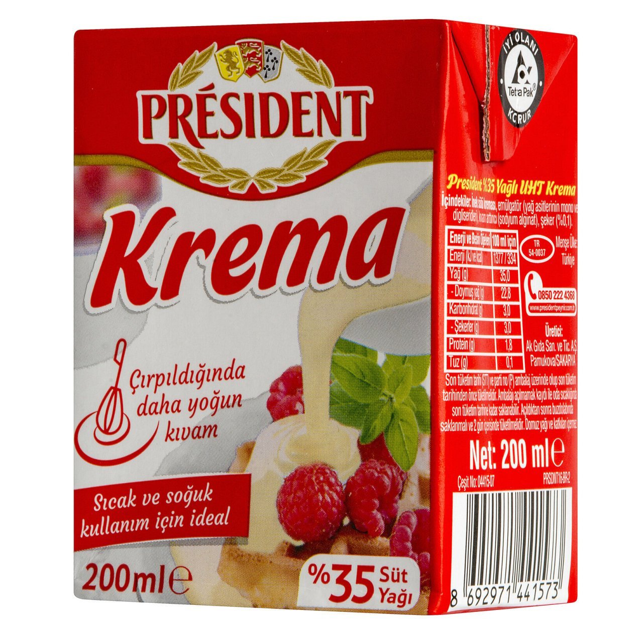 President Krema 200ml