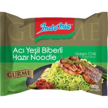 Indomie Gurme Acı Yeşil Biberli Hazır Noodle 80gr