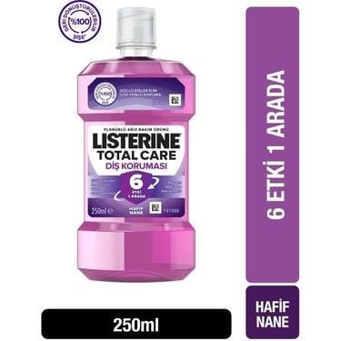 Listerine Ağız Çalkalama Suyu Total Care Diş Koruması 250ml