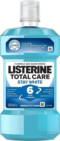 Listerine Ağız Çalkalama Suyu Total Care Stay Whıte 500ml