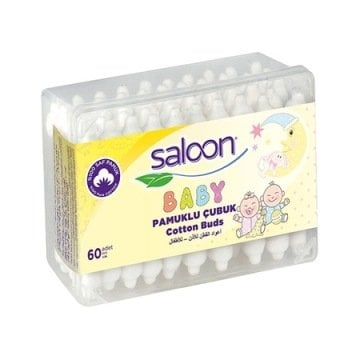 Saloon Baby Pamuklu Çubuk 60lı