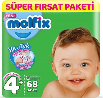 Molfix Süper Fırsat Paket 4+ Beden 9-16kg