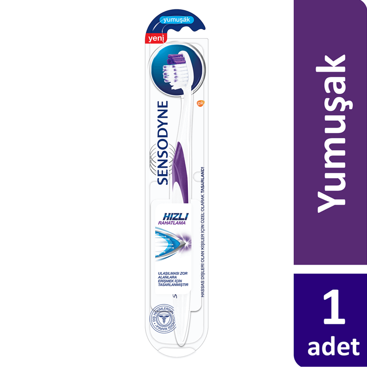 Sensodyne Hızlı Rahatlama Diş Fırçası Yumuşak