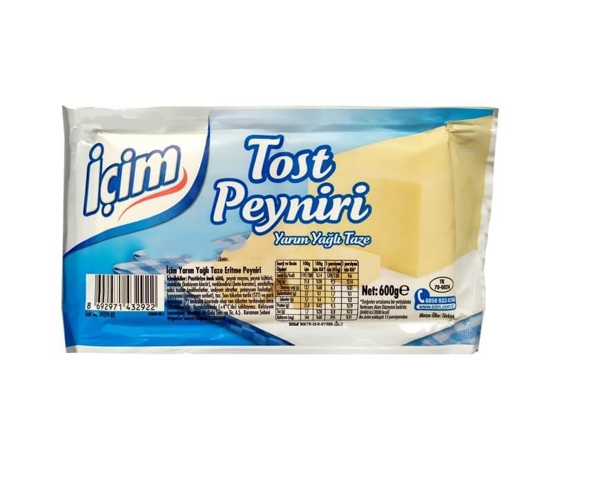 İçim Tost Peyniri 600gr