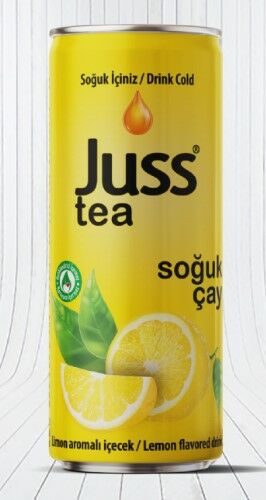 Juss Tea Limon Aromalı Soğuk Çay 330ml tnk