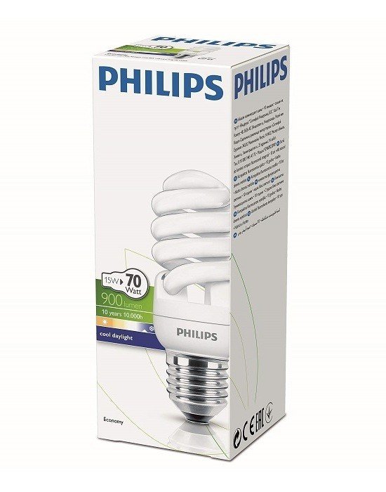 Philips Burgulu Tasarruf Ampul Gün Işığı 15W 900Lumen