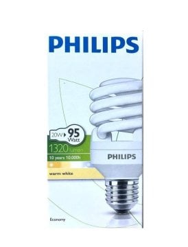 Philips Burgulu Tasarruf Ampul Sarı Işık 20W 1320Lumen