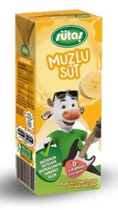 Sütaş Muzlu Süt 180ml uht