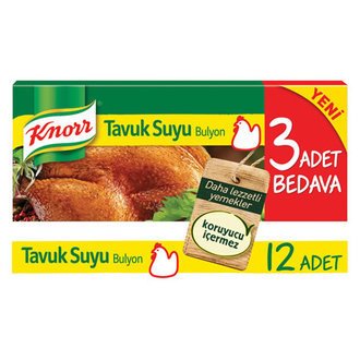 Knorr Tavuk Suyu Bulyon 12li