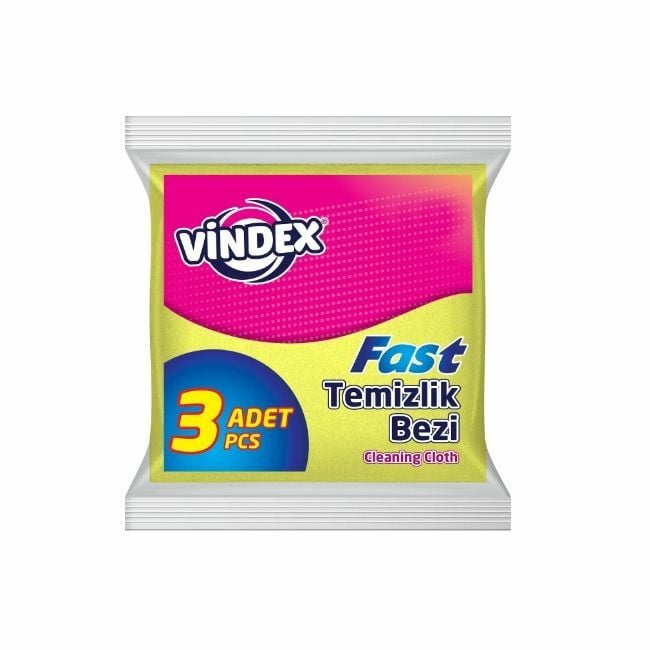 Vindex Fast Temizlik Bezi 3'lü