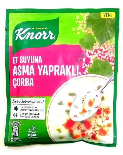 Knorr Et Suyuna Asma Yapraklı Çorba 4 kişilik