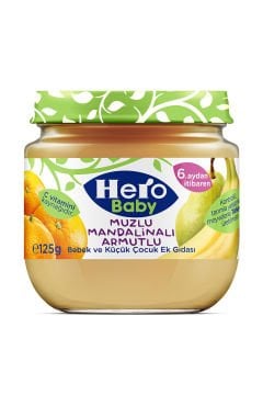 Hero Baby Kavanoz Muzlu Mandalinalı Armutlu 120gr