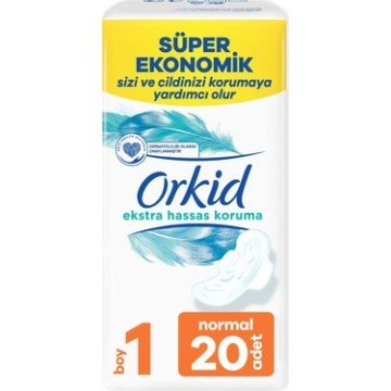 Orkid Ekstra Hassas Koruma Süper Ekonomik Normal 20li