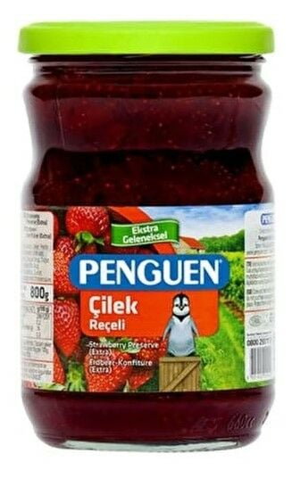 Penguen Çilek Reçeli 800gr