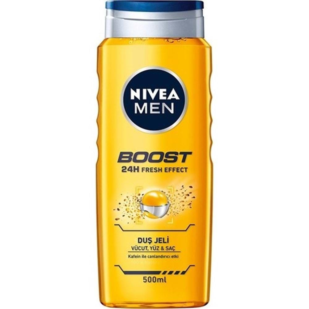 Nivea Men Şampuan ve Duş Jeli Boost 500ml
