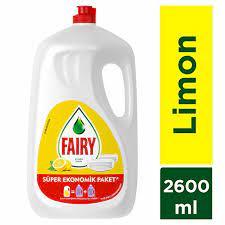 Fairy Bulaşık Deterjanı Limon Kokulu 2600ml