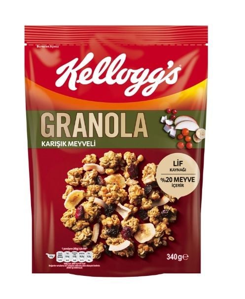 Kellogg's Granola Karışık Meyveli 340gr