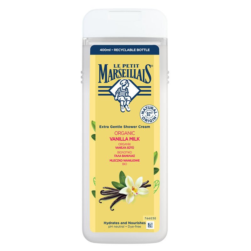 Le Petıt Marseıllaıs Duş Jeli Organik Vanilya Sütü  400 ml