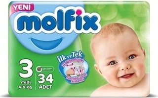 Molfix Havalı Jumbo Boy 3 Beden 4-9kg