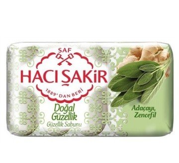 Hacı Şakir Güzellik Sabunu Adaçayı Zencefil 5*70gr