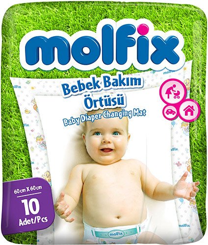 Molfix Bebek Bakım Örtüsü 10adet