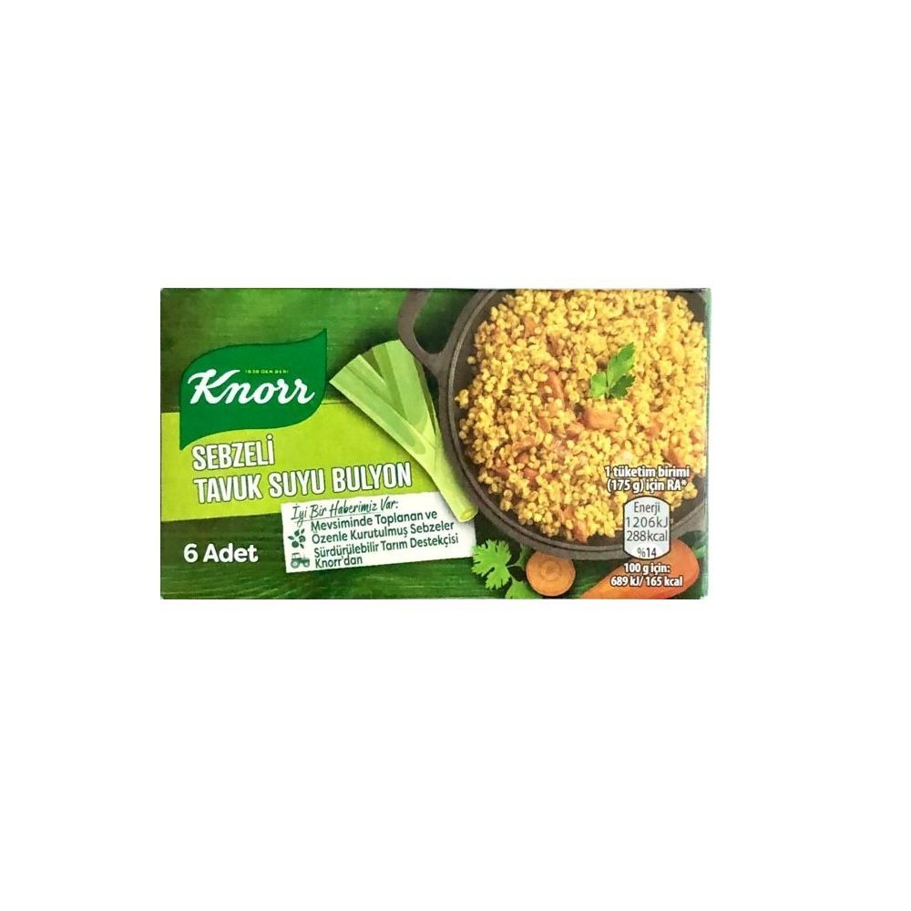 Knorr Sebzeli Tavuk Suyu Bulyon 6lı 60gr