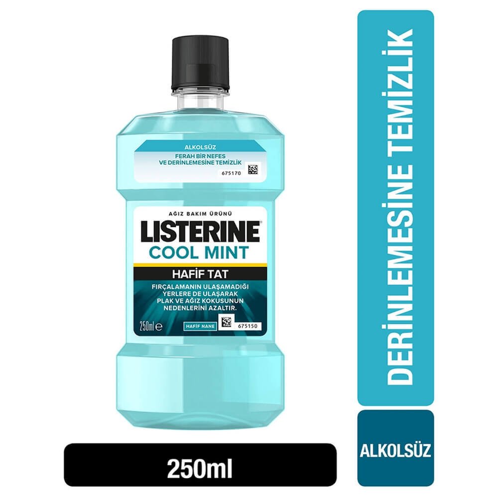 Listerine Ağız Çalkalama Suyu Cool Mint Hafif Tat 250ml