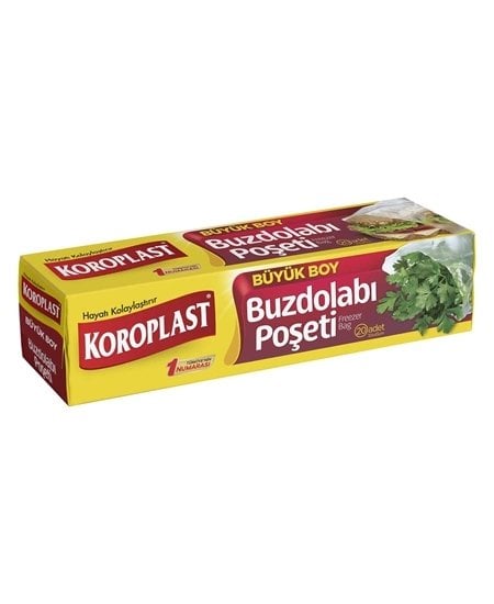 Koroplast Buzdolabı Poşeti Büyük Boy 20li