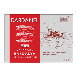 Dardanel Çanakkale Sardalya Acılı 105gr