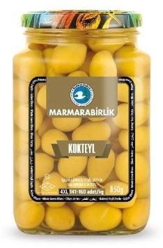 Marmarabirlik Kokteyl Yeşil Zeytin 850gr cam