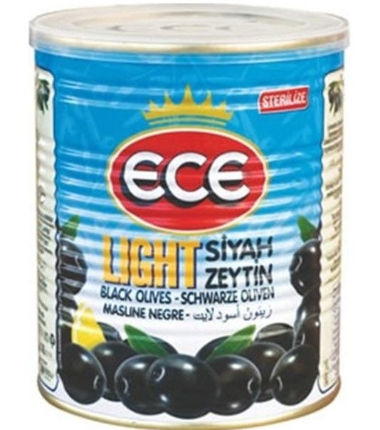 Ece Lıght Siyah Zeytin 780 gr tnk